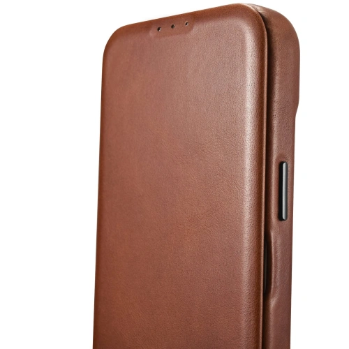 Kup Etui iCarer CE Oil Wax Premium Leather Folio MagSafe Apple iPhone 14 Pro Max hnědá - ICR394 - {ean13} - Sklep Home Screen