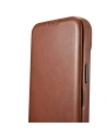 Kup Etui iCarer CE Oil Wax Premium Leather Folio MagSafe Apple iPhone 14 Pro Max hnědá - ICR394 - {ean13} - Sklep Home Screen