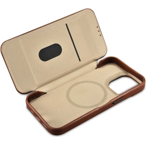 Kup Etui iCarer CE Oil Wax Premium Leather Folio MagSafe Apple iPhone 14 Pro Max hnědá - ICR394 - {ean13} - Sklep Home Screen