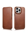 Kup Etui iCarer CE Oil Wax Premium Leather Folio MagSafe Apple iPhone 14 Pro Max hnědá - ICR394 - {ean13} - Sklep Home Screen