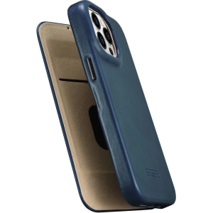 Kup Case iCarer CE Öl Wachs Premium Leder Folio MagSafe Apple iPhone 14 Pro Max blau - ICR395 - {ean13} - Sklep Home Screen