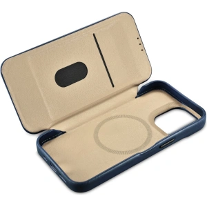 Kup Etui iCarer CE Oil Wax Premium Leather Folio MagSafe Apple iPhone 14 Pro Max modrý - ICR395 - {ean13} - Sklep Home Screen