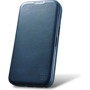 Kup Case iCarer CE Öl Wachs Premium Leder Folio MagSafe Apple iPhone 14 Pro Max blau - ICR395 - {ean13} - Sklep Home Screen