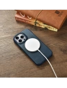 Kup Case iCarer CE Öl Wachs Premium Leder Folio MagSafe Apple iPhone 14 Pro Max blau - ICR395 - {ean13} - Sklep Home Screen
