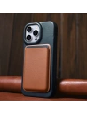 Kup Case iCarer CE Öl Wachs Premium Leder Folio MagSafe Apple iPhone 14 Pro Max blau - ICR395 - {ean13} - Sklep Home Screen