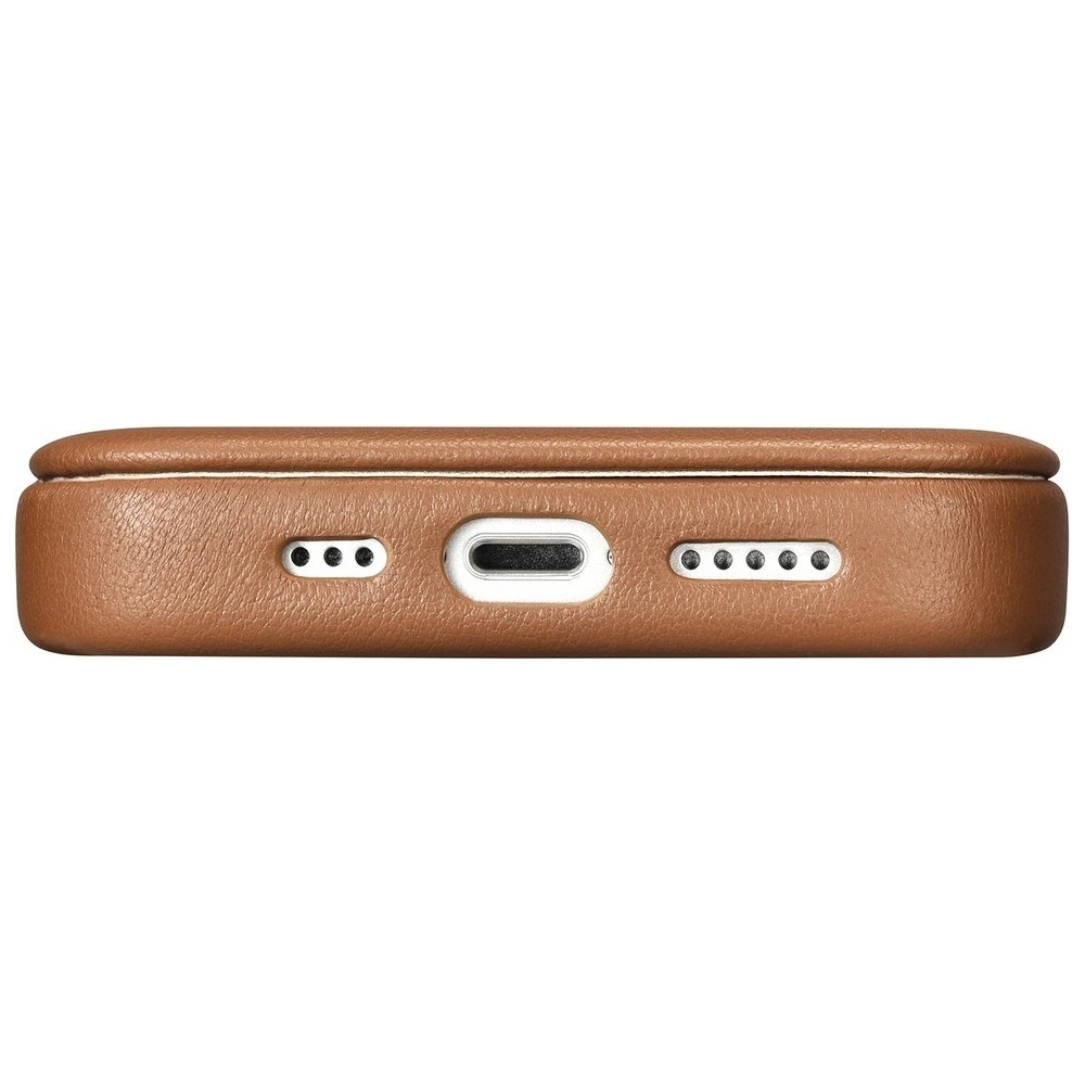 Etui iCarer CE Premium Leather Folio MagSafe Apple iPhone 14 brązowy