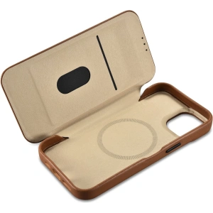 Kup Etui iCarer CE Premium Leather Folio MagSafe Apple iPhone 14 hnědý - ICR398 - {ean13} - Sklep Home Screen