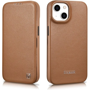 Kup Etui iCarer CE Premium Leather Folio MagSafe Apple iPhone 14 hnědý - ICR398 - {ean13} - Sklep Home Screen