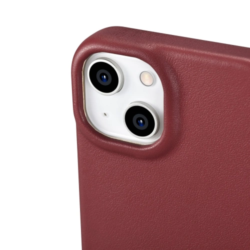 Kup Case iCarer CE Premium Leder Folio MagSafe Apple iPhone 14 rot - ICR399 - {ean13} - Sklep Home Screen