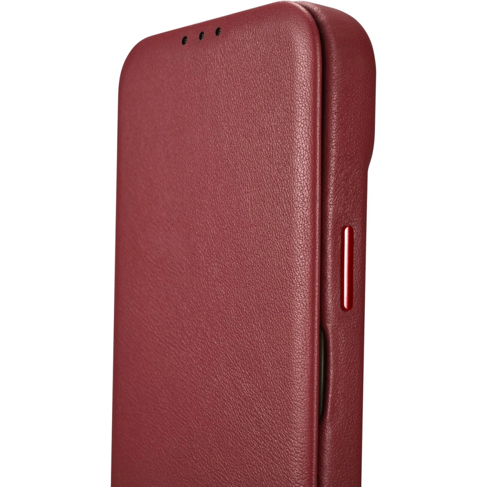 Etui iCarer CE Premium Leather Folio MagSafe Apple iPhone 14 czerwony