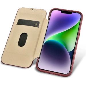 Kup Etui iCarer CE Premium Leather Folio MagSafe Apple iPhone 14 červená - ICR399 - {ean13} - Sklep Home Screen