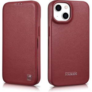 Kup Etui iCarer CE Premium Leather Folio MagSafe Apple iPhone 14 červená - ICR399 - {ean13} - Sklep Home Screen