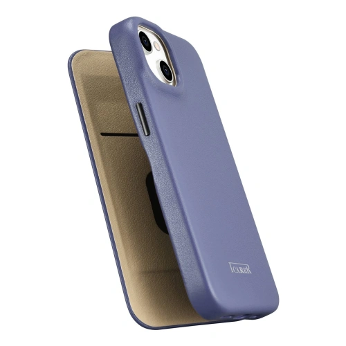 Kup Case iCarer CE Premium-Leder Folio MagSafe Apple iPhone 14 helllila - ICR401 - {ean13} - Sklep Home Screen