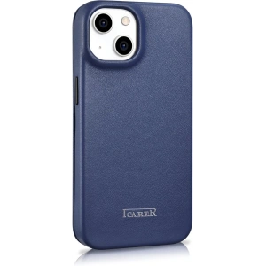 Kup Etui iCarer CE Premium Leather Folio MagSafe Apple iPhone 14 niebieski - ICR402 - {ean13} - Sklep Home Screen