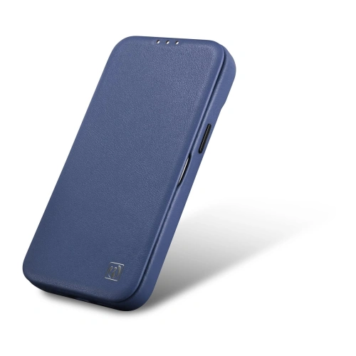 Kup Case iCarer CE Premium Leder Folio MagSafe Apple iPhone 14 blau - ICR402 - {ean13} - Sklep Home Screen