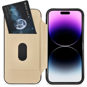 Kup Etui iCarer CE Premium Leather Folio MagSafe Apple iPhone 14 Pro černé - ICR403 - {ean13} - Sklep Home Screen