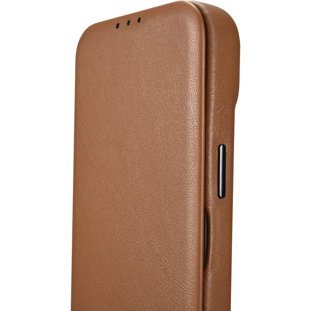 Etui iCarer CE Premium Leather Folio MagSafe Apple iPhone 14 Pro brązowy