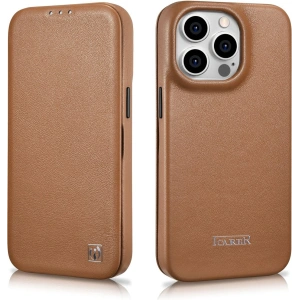 Kup Etui iCarer CE Premium Leather Folio MagSafe Apple iPhone 14 Pro hnědá - ICR404 - {ean13} - Sklep Home Screen