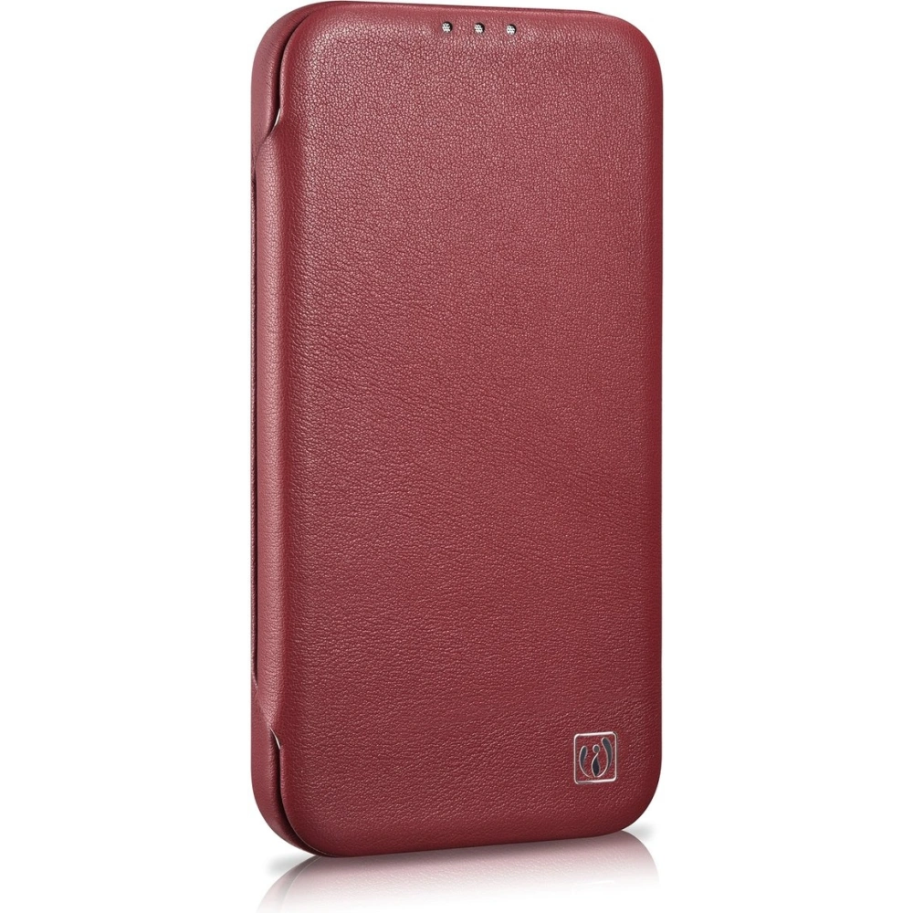 Etui iCarer CE Premium Leather Folio MagSafe Apple iPhone 14 Pro czerwony