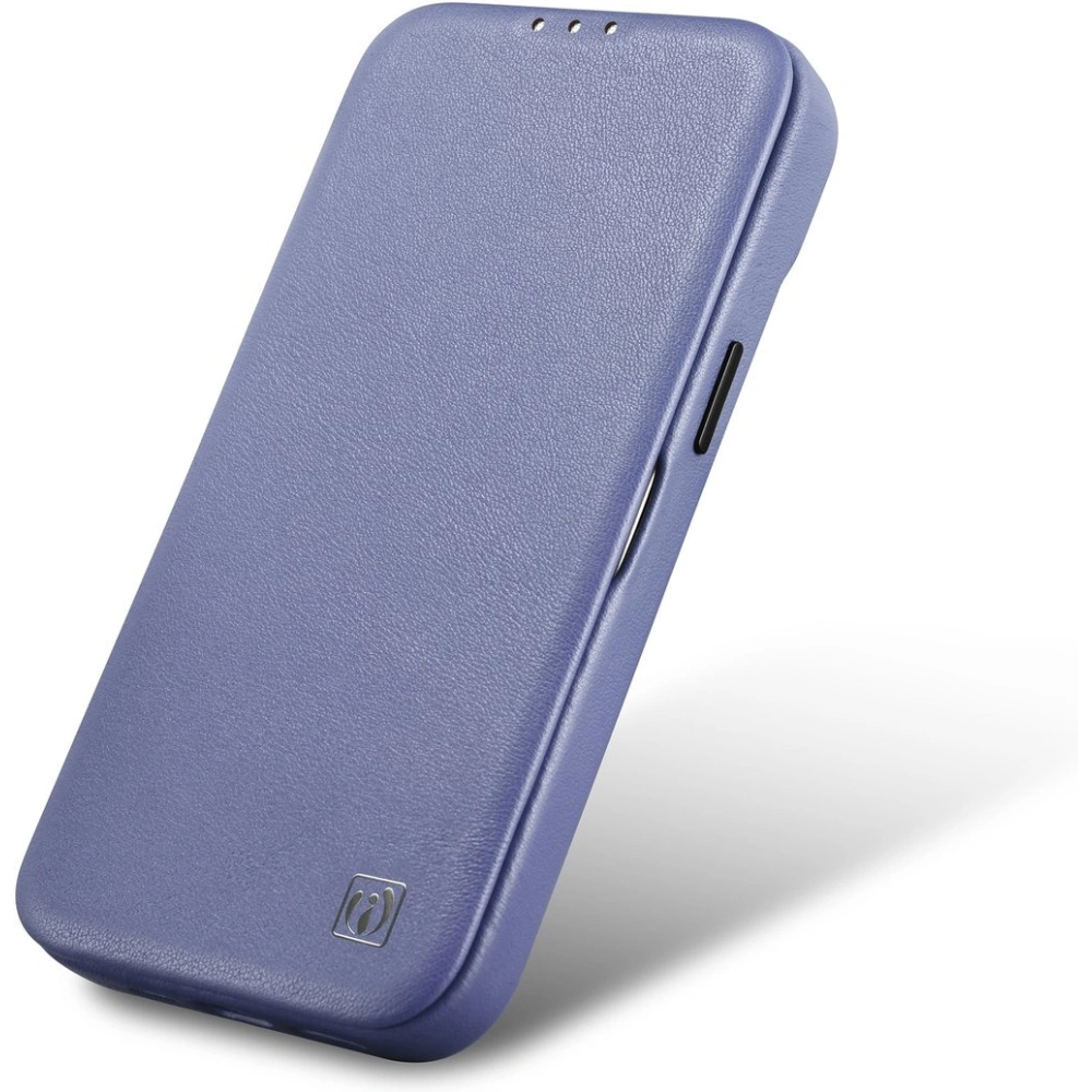 Etui iCarer CE Premium Leather Folio MagSafe Apple iPhone 14 Pro jasnofioletowy