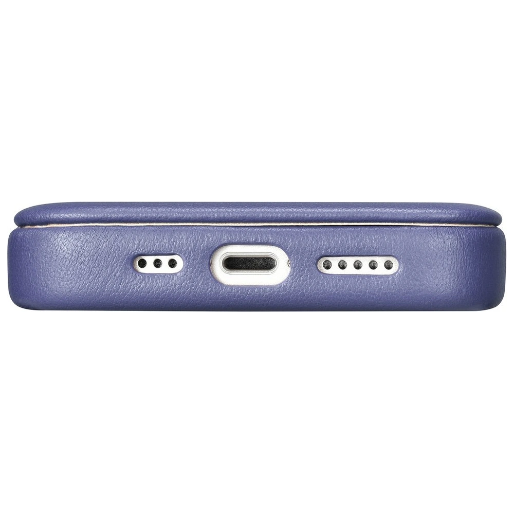 Etui iCarer CE Premium Leather Folio MagSafe Apple iPhone 14 Pro jasnofioletowy