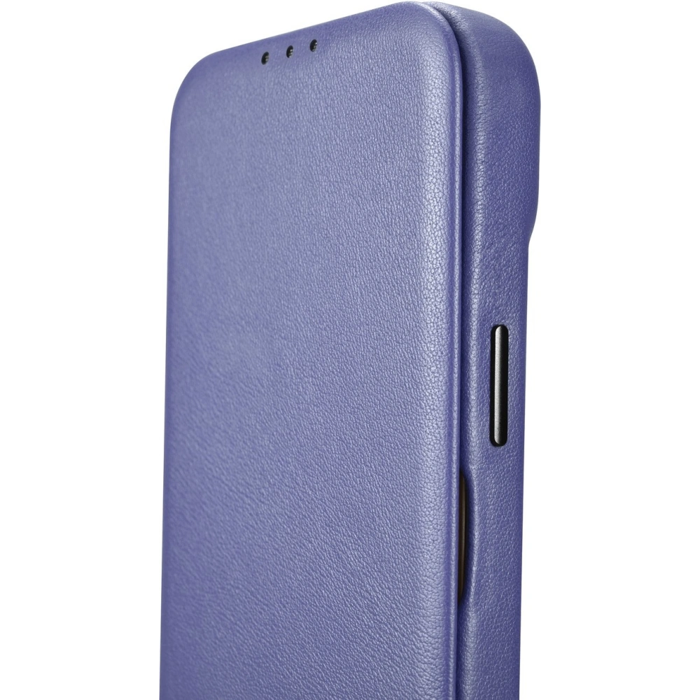 Etui iCarer CE Premium Leather Folio MagSafe Apple iPhone 14 Pro jasnofioletowy