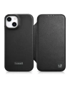 iCarer CE Premium Leather Folio MagSafe Apple iPhone 14 Plus / 15 Plus black