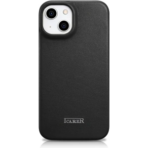 Kup Etui iCarer CE Premium Leather Folio MagSafe Apple iPhone 14 Plus / 15 Plus černé - ICR409 - {ean13} - Sklep Home Screen