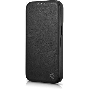 Kup Etui iCarer CE Premium Leather Folio MagSafe Apple iPhone 14 Plus / 15 Plus černé - ICR409 - {ean13} - Sklep Home Screen