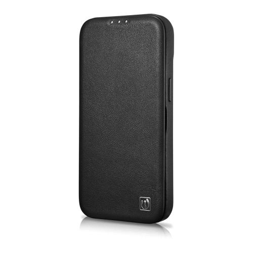 Kup Case iCarer CE Premium Leder Folio MagSafe Apple iPhone 14 Plus / 15 Plus schwarz - ICR409 - {ean13} - Sklep Home Screen