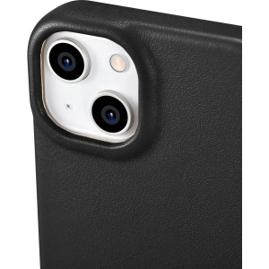 Kup Husă iCarer CE Premium Leather Folio MagSafe Apple iPhone 14 Plus / 15 Plus negru - ICR409 - {ean13} - Sklep Home Screen