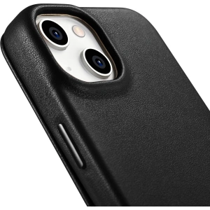 Kup Case iCarer CE Premium Leder Folio MagSafe Apple iPhone 14 Plus / 15 Plus schwarz - ICR409 - {ean13} - Sklep Home Screen