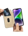 Kup Etui iCarer CE Premium Bőr Folio MagSafe Apple iPhone 14 Plus / 15 Plus fekete - ICR409 - {ean13} - Sklep Home Screen