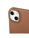 Buy iCarer CE Premium Leather Folio MagSafe Apple iPhone 14 Plus / 15 Plus brown - ICR410 - {ean13} - Home Screen Store Europe