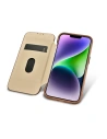 Kup Case iCarer CE Premium Leder Folio MagSafe Apple iPhone 14 Plus / 15 Plus braun - ICR410 - {ean13} - Sklep Home Screen