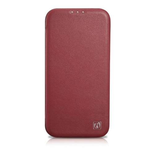 Kup Case iCarer CE Premium Leder Folio MagSafe Apple iPhone 14 Plus / 15 Plus rot - ICR411 - {ean13} - Sklep Home Screen