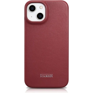 Kup Etui iCarer CE Premium Leather Folio MagSafe Apple iPhone 14 Plus / 15 Plus červené - ICR411 - {ean13} - Sklep Home Screen