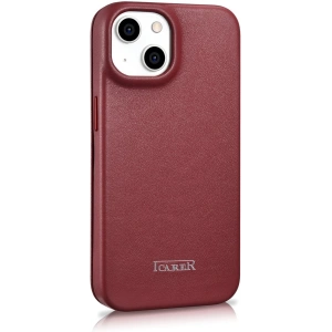 Kup Etui iCarer CE Premium Leather Folio MagSafe Apple iPhone 14 Plus / 15 Plus červené - ICR411 - {ean13} - Sklep Home Screen