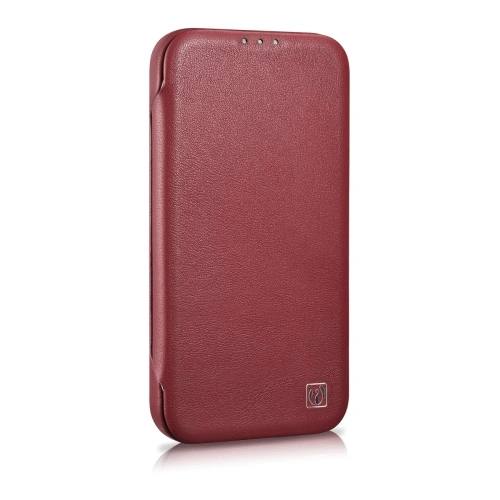 Kup Case iCarer CE Premium Leder Folio MagSafe Apple iPhone 14 Plus / 15 Plus rot - ICR411 - {ean13} - Sklep Home Screen