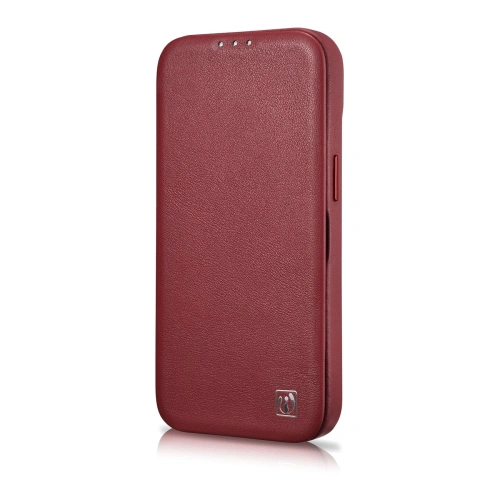Kup Case iCarer CE Premium Leder Folio MagSafe Apple iPhone 14 Plus / 15 Plus rot - ICR411 - {ean13} - Sklep Home Screen