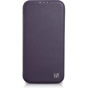 Kup Etui iCarer CE Premium Leather Folio MagSafe Apple iPhone 14 Plus / 15 Plus tmavě fialové - ICR412 - {ean13} - Sklep Home Screen