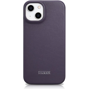 Kup Husă iCarer CE Premium Leather Folio MagSafe Apple iPhone 14 Plus / 15 Plus violet închis - ICR412 - {ean13} - Sklep Home Screen