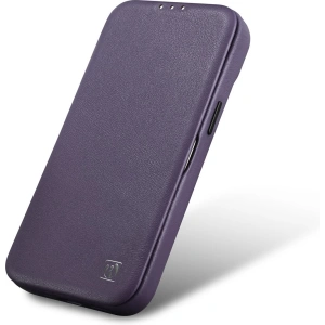 Kup Etui iCarer CE Premium Leather Folio MagSafe Apple iPhone 14 Plus / 15 Plus tmavě fialové - ICR412 - {ean13} - Sklep Home Screen