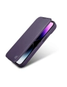 Kup Husă iCarer CE Premium Leather Folio MagSafe Apple iPhone 14 Plus / 15 Plus violet închis - ICR412 - {ean13} - Sklep Home Screen