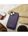 Kup Etui iCarer CE Premium Leather Folio MagSafe Apple iPhone 14 Plus / 15 Plus tmavě fialové - ICR412 - {ean13} - Sklep Home Screen