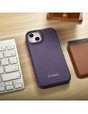 Kup Husă iCarer CE Premium Leather Folio MagSafe Apple iPhone 14 Plus / 15 Plus violet închis - ICR412 - {ean13} - Sklep Home Screen