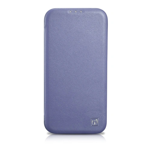 Kup Case iCarer CE Premium Leder Folio MagSafe Apple iPhone 14 Plus / 15 Plus helllila - ICR413 - {ean13} - Sklep Home Screen