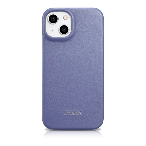 Kup Case iCarer CE Premium Leder Folio MagSafe Apple iPhone 14 Plus / 15 Plus helllila - ICR413 - {ean13} - Sklep Home Screen