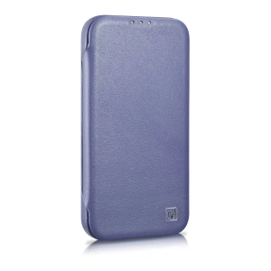 Kup Etui iCarer CE Premium Leather Folio MagSafe Apple iPhone 14 Plus / 15 Plus jasnofialový - ICR413 - {ean13} - Sklep Home Screen