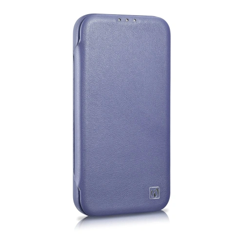 Kup Case iCarer CE Premium Leder Folio MagSafe Apple iPhone 14 Plus / 15 Plus helllila - ICR413 - {ean13} - Sklep Home Screen